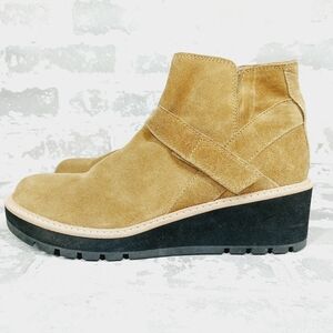 Eileen Fisher Tan Ankle Boots